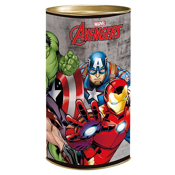 Lata para Presente 24X10 Avengers