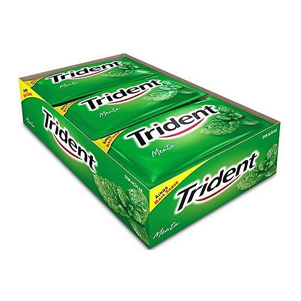 Chiclete Trident Menta | 21 Unidades