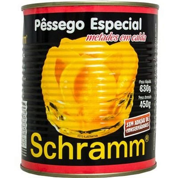 Pêssego em Calda Especial 450Grs - Schramm