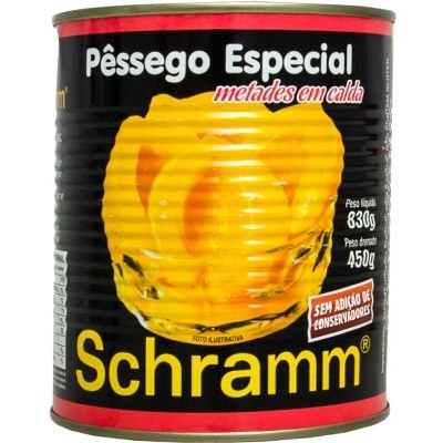 Pêssego em Calda Especial 450Grs - Schramm