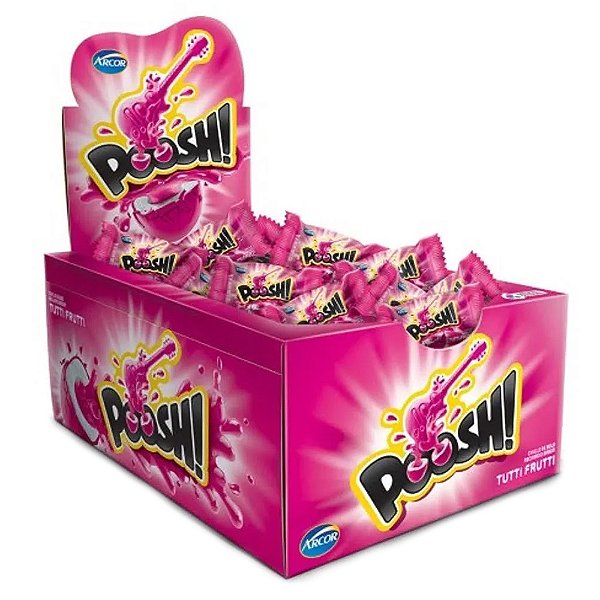 Chiclete Poosh 200gr Tutti-Frutti