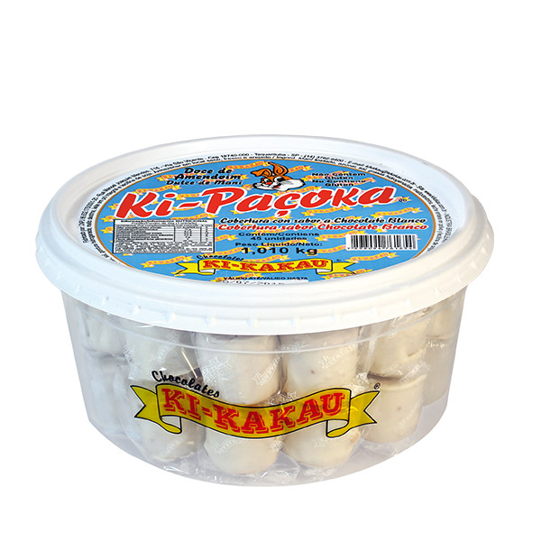 Ki Paçoca 1,010kg Branca Pote | 50 Unidades