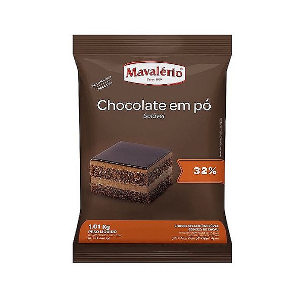Chocolate Pó 32% Cacau 1,01kg -  Mavalério