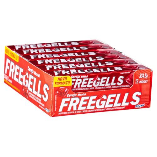 Drops Freegells Cereja  12un - Riclan
