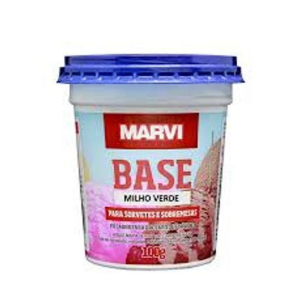 Base para Sorvete Marvi 100G Milho Verde