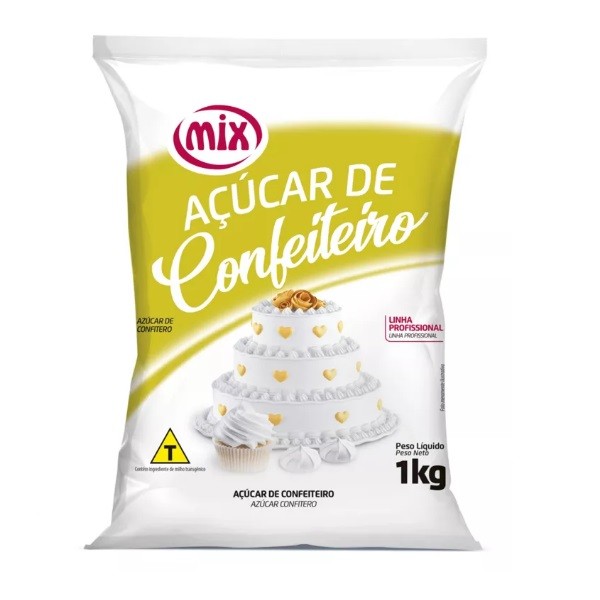 Açúcar 1kg Confeiteiro Mix