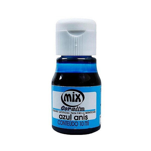 Corante Líquido Azul Anis 10ml - Mix