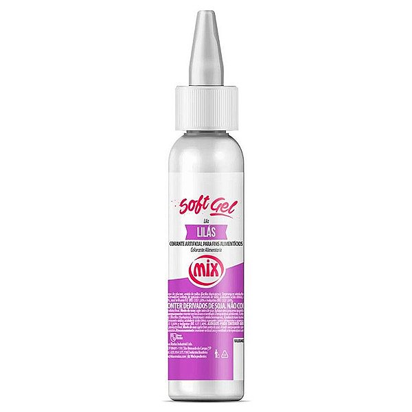 Corante Soft Gel Lilás 25g - Mix