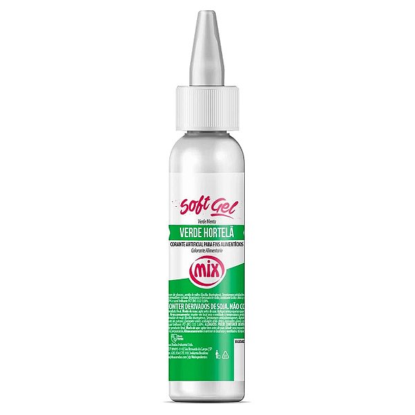 Corante Soft Gel Verde Hortelã Mix 25G