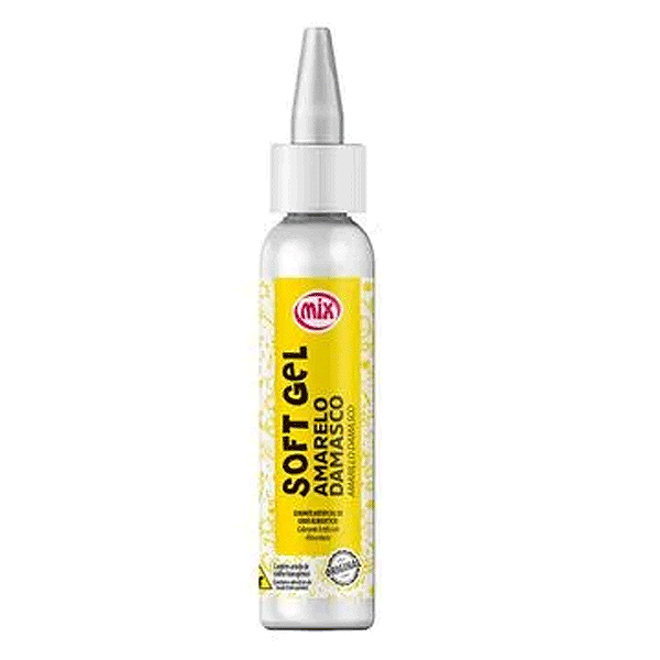 Corante Soft Gel Amarelo Damasco 25g - Mix