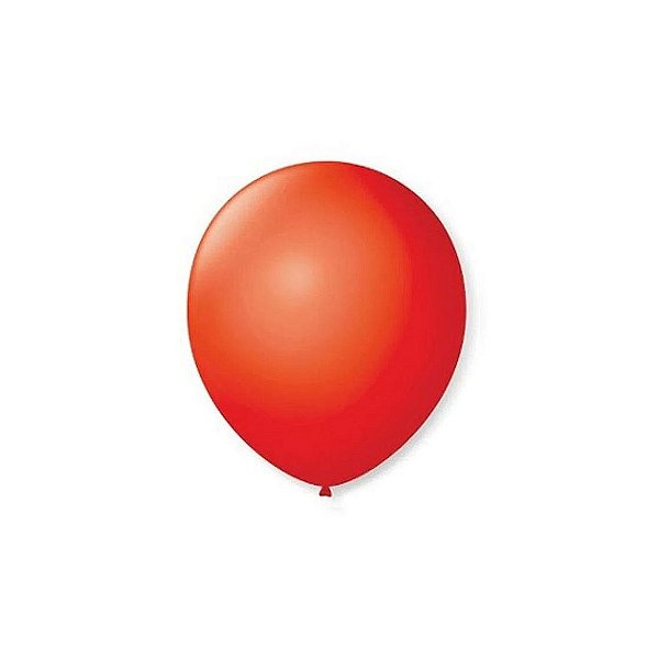 Balão Gigante Liso Vermelho Quente