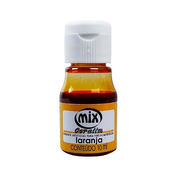 Corante Líquido Laranja 10ml - Mix