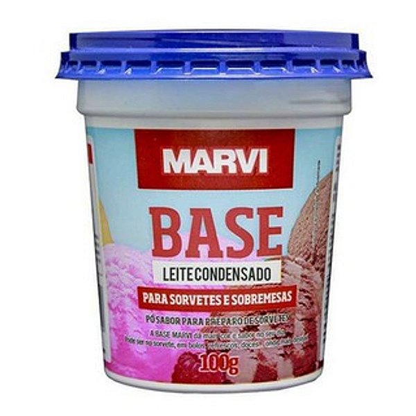 Base para Sorvete Marvi 100G Leite Cond