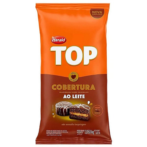 Cobertura Top Gotas 2,05kg ao Leite -  Harald