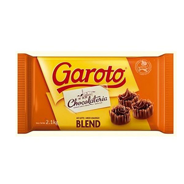 Chocolate em Barra Blend 2,2kg - Garoto
