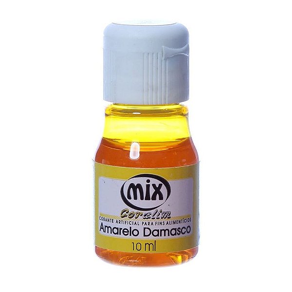 Corante Líquido Amarelo Damasco 10ml - Mix