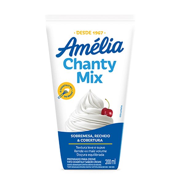 Chantilly Mix Amelia Tradicional 200ml