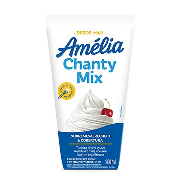 Chantilly Mix Amelia Tradicional 200ml