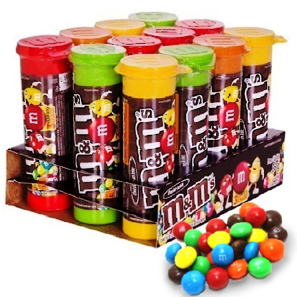 Chocolate M&Ms Minis Tubox30G | 12 Unidades