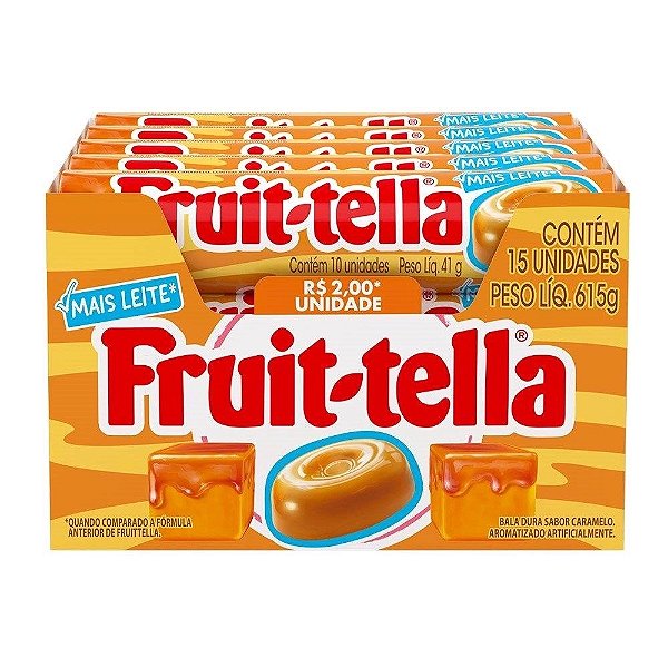 Fruit Tella 41gr Caramelo 15un