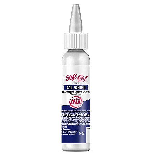 Corante Soft Gel Azul Marinho Mix 25g - Mix