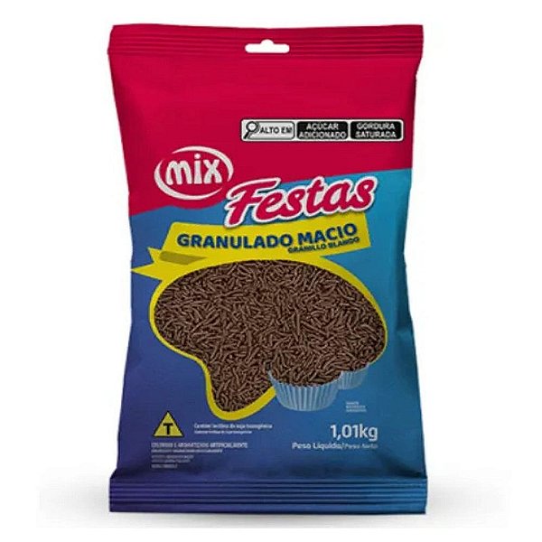 Granulado Macio Escuro 1,010kg - Mix
