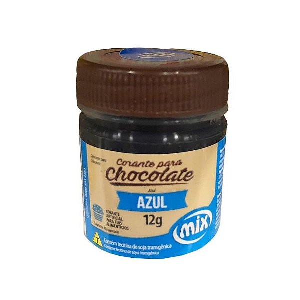 Corante em Gel para Chocolate Azul 12g - Mix