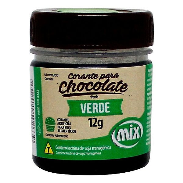 Corante em Gel para Chocolate Verde 12g - Mix