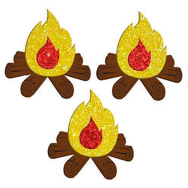 Aplique Decorativo Micro Fogueira 3un - Grintoy