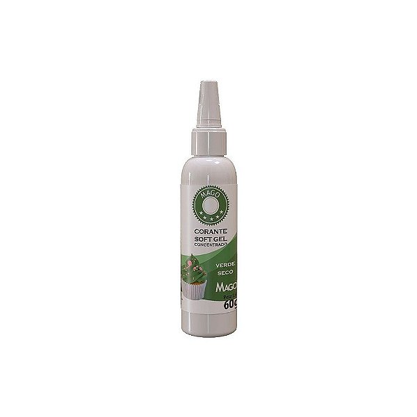 Corante Soft Gel 60G Verde Seco Mago