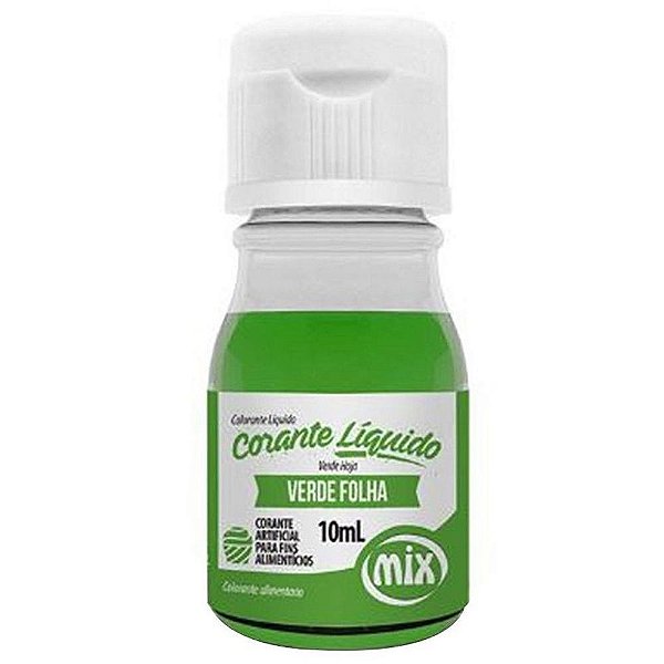 Corante Líquido Verde Folha 10ml - Mix