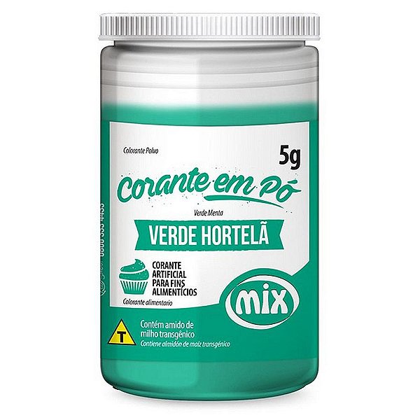 Corante Pó Verde Hortelã 5g - Mix