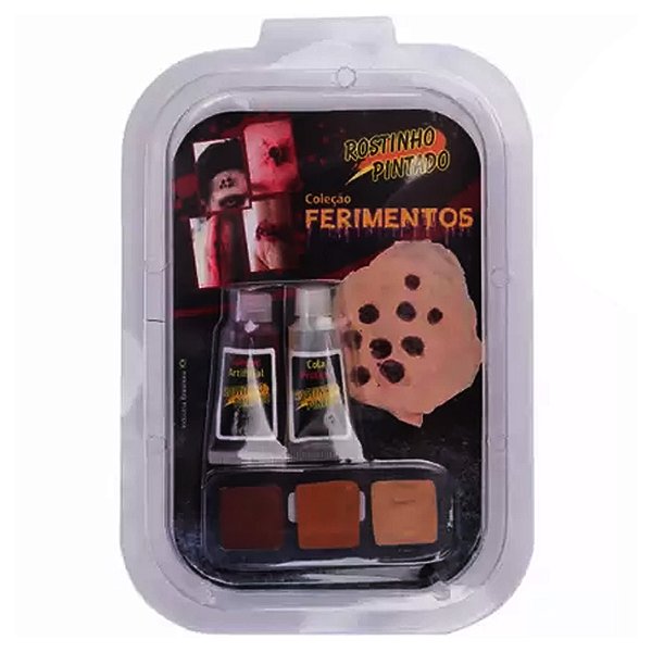 Kit Ferimento Corte Furinhos Halloween