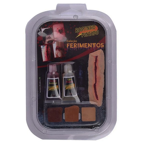 Kit Ferimento Corte Halloween Grande