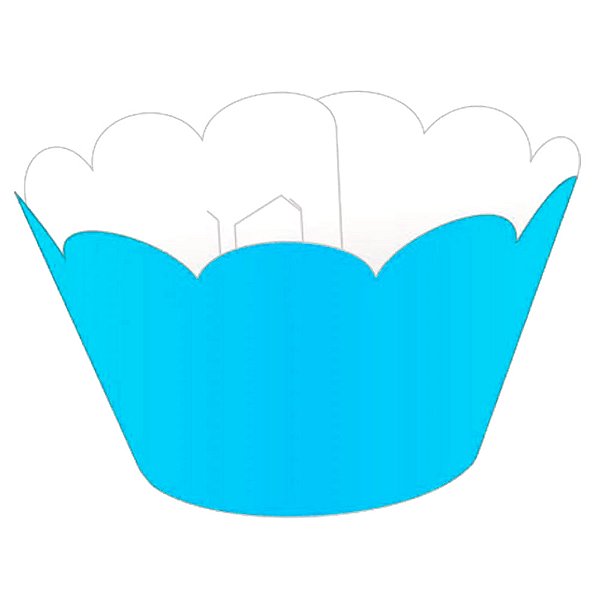 Saia Cupcake 12Un Azul Claro