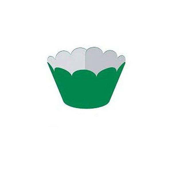 Saia Cupcake Verde Bandeira 12 Unidades - Lsc Toys