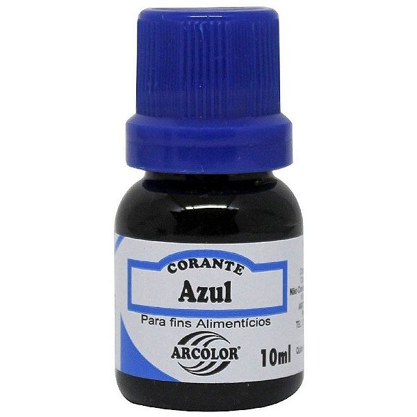 Corante Líquido Azul 10ml - Arcolor