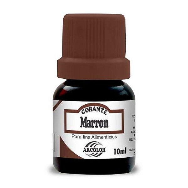 Corante Líquido Marrom 10ml - Arcolor
