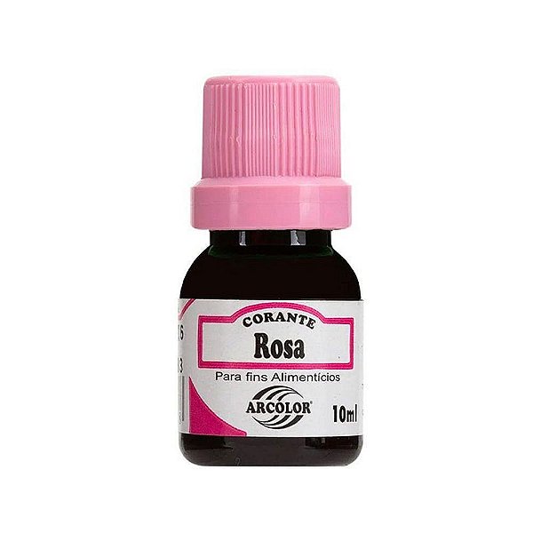 Corante Líquido Rosa 10ml - Arcolor