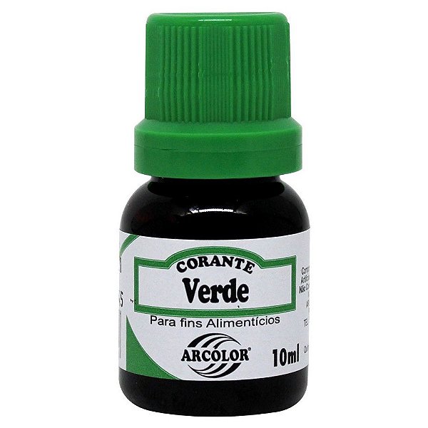 Corante Líquido 10ml Verde Arcolor