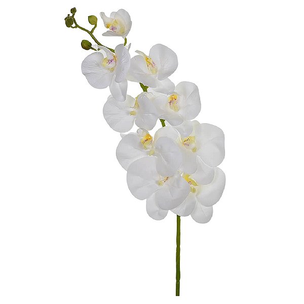 Orquídea Silicone Branco