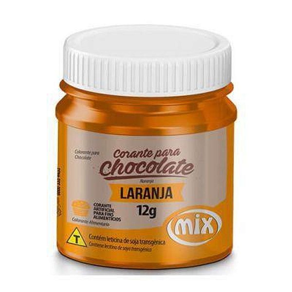Corante em Gel para Chocolate Laranja 12g - Mix