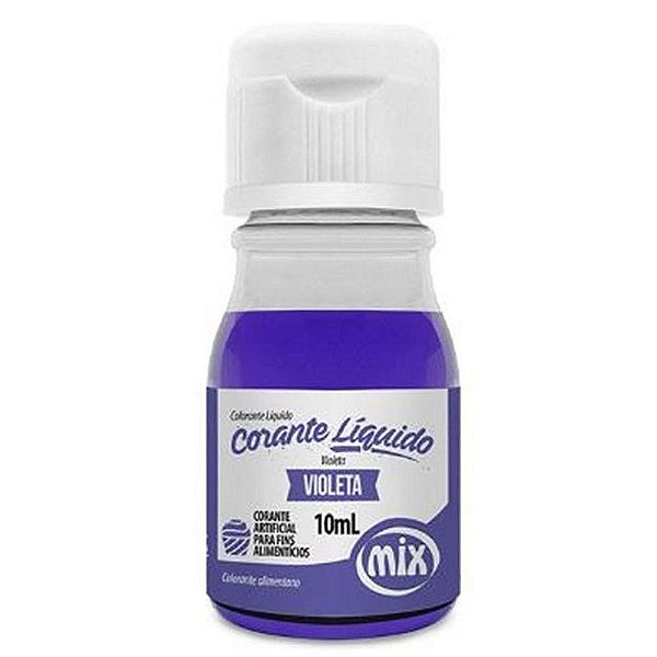 Corante Líquido Violeta 10ml - Mix