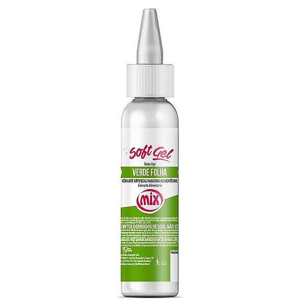 Corante Soft Gel Verde Folha 25g - Mix