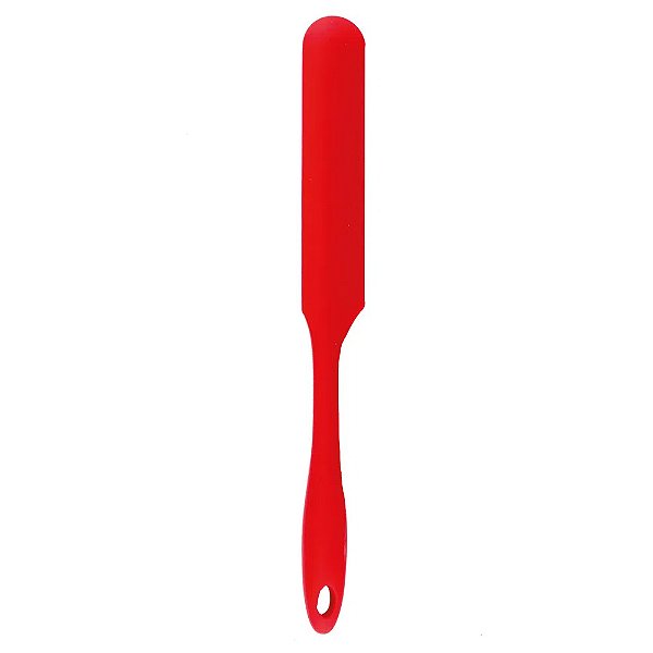 Espátula Silicone 32cm para Bolo Vermelho