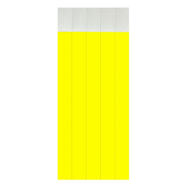 Pulseira de Identificação Amarelo Neon | 40 Unidades