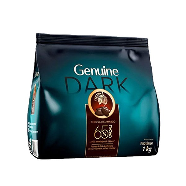 Chocolate em Gotas Dark 65% Cacau - Genuine