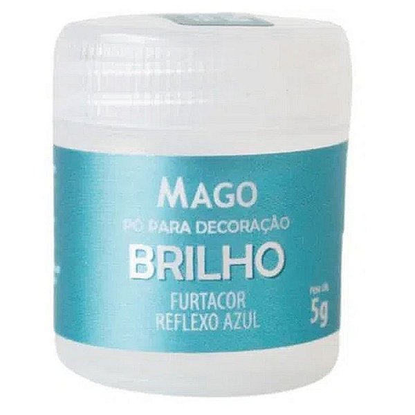 Pó para Decoração Reflexo Azul 5g - Mago