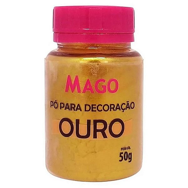 Pó para Decoração Ouro 50g - Mago