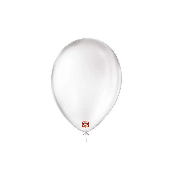 Balão 9 Liso Transparente 50un - São Roque
